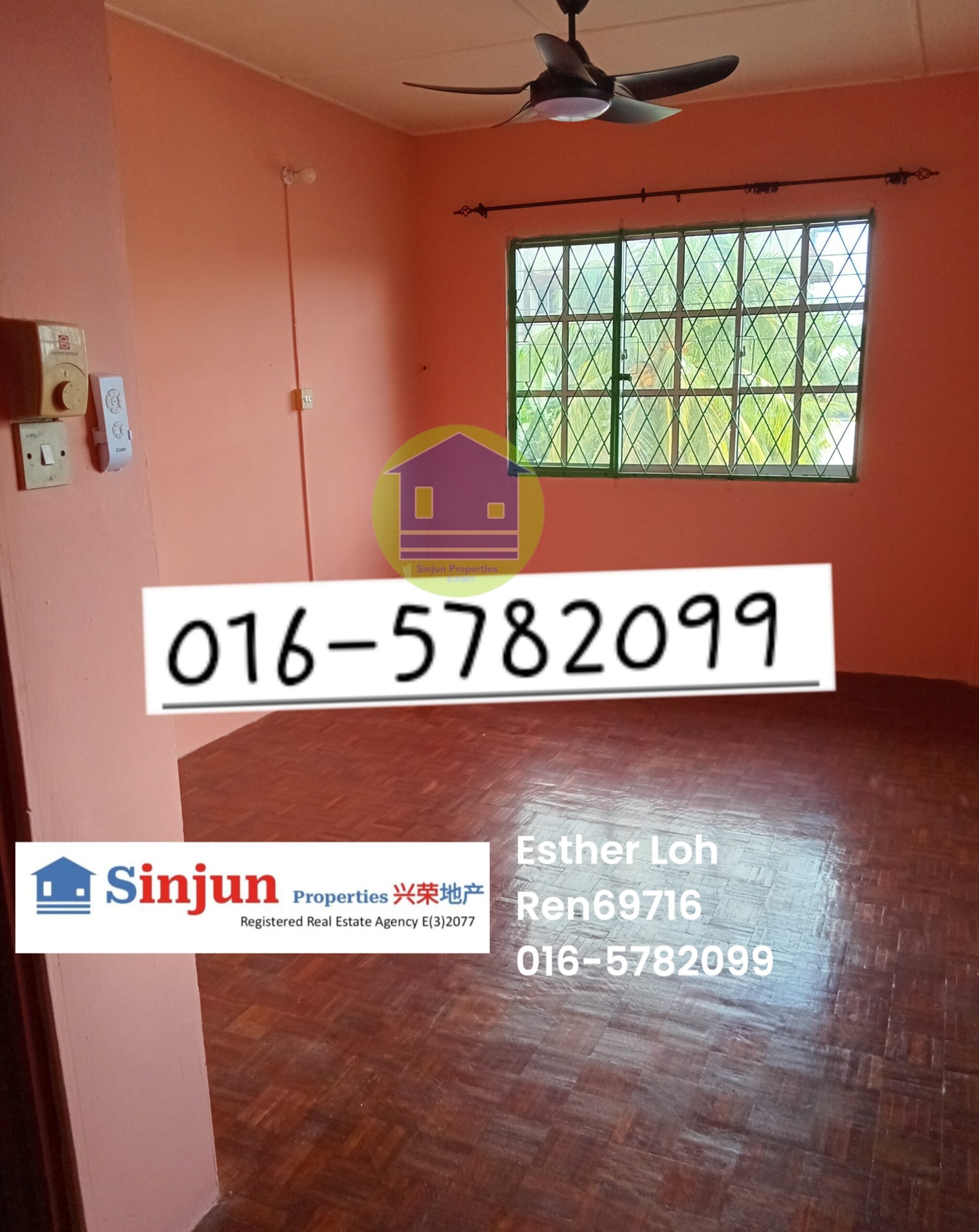 For rent corner double storey terrace house at Batu 9 Jalan penrissen kuching serian